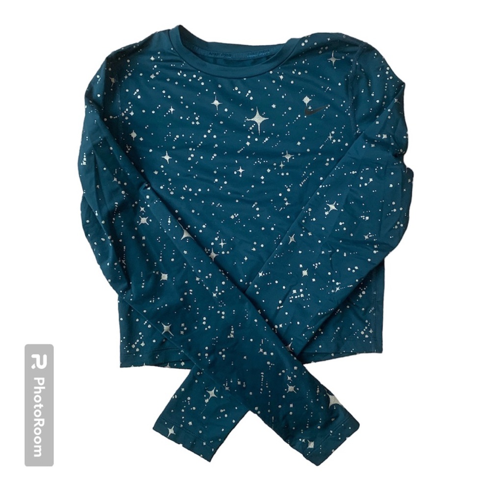 Nike pro cropped running top